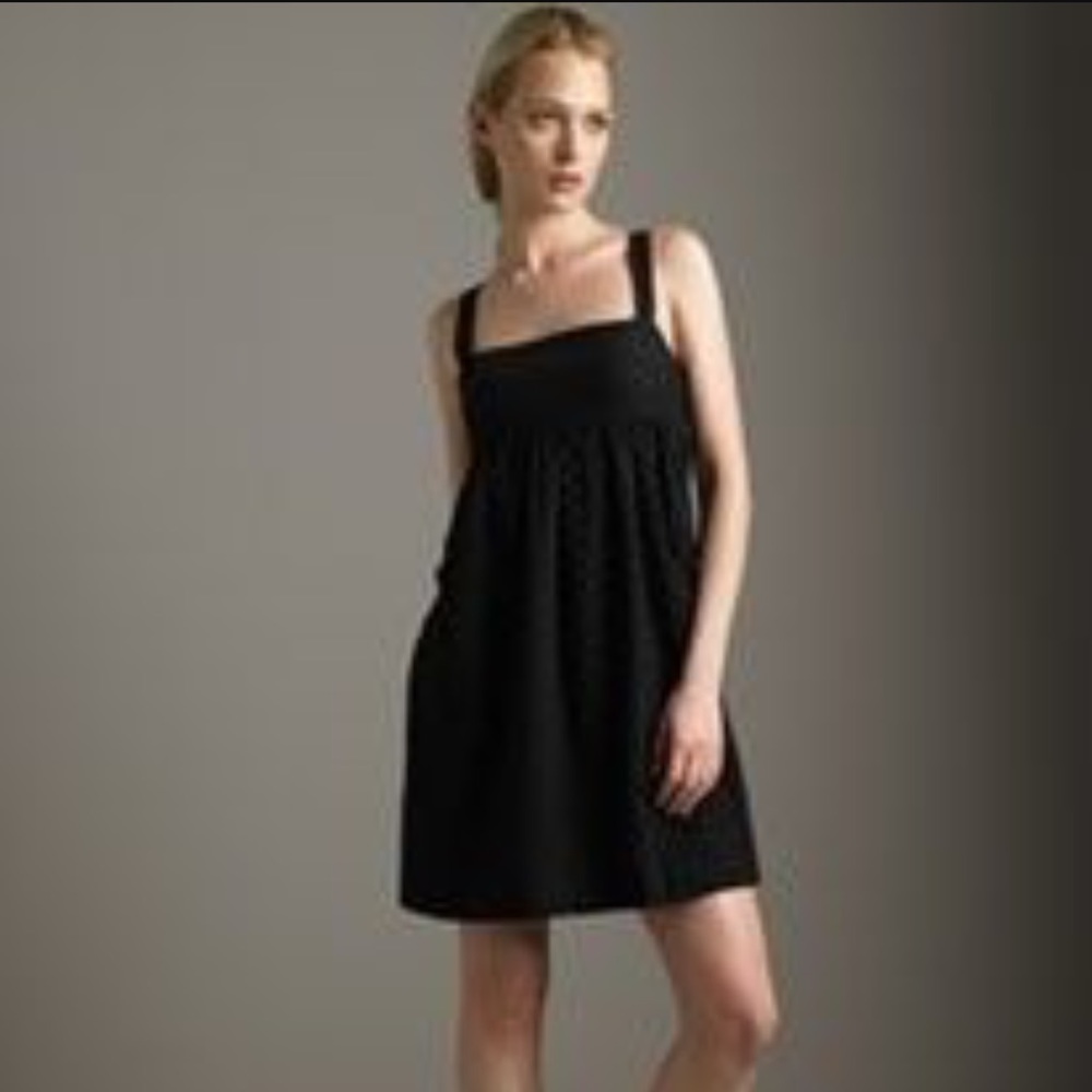 Vince 🌈 Eyelet Black Dress